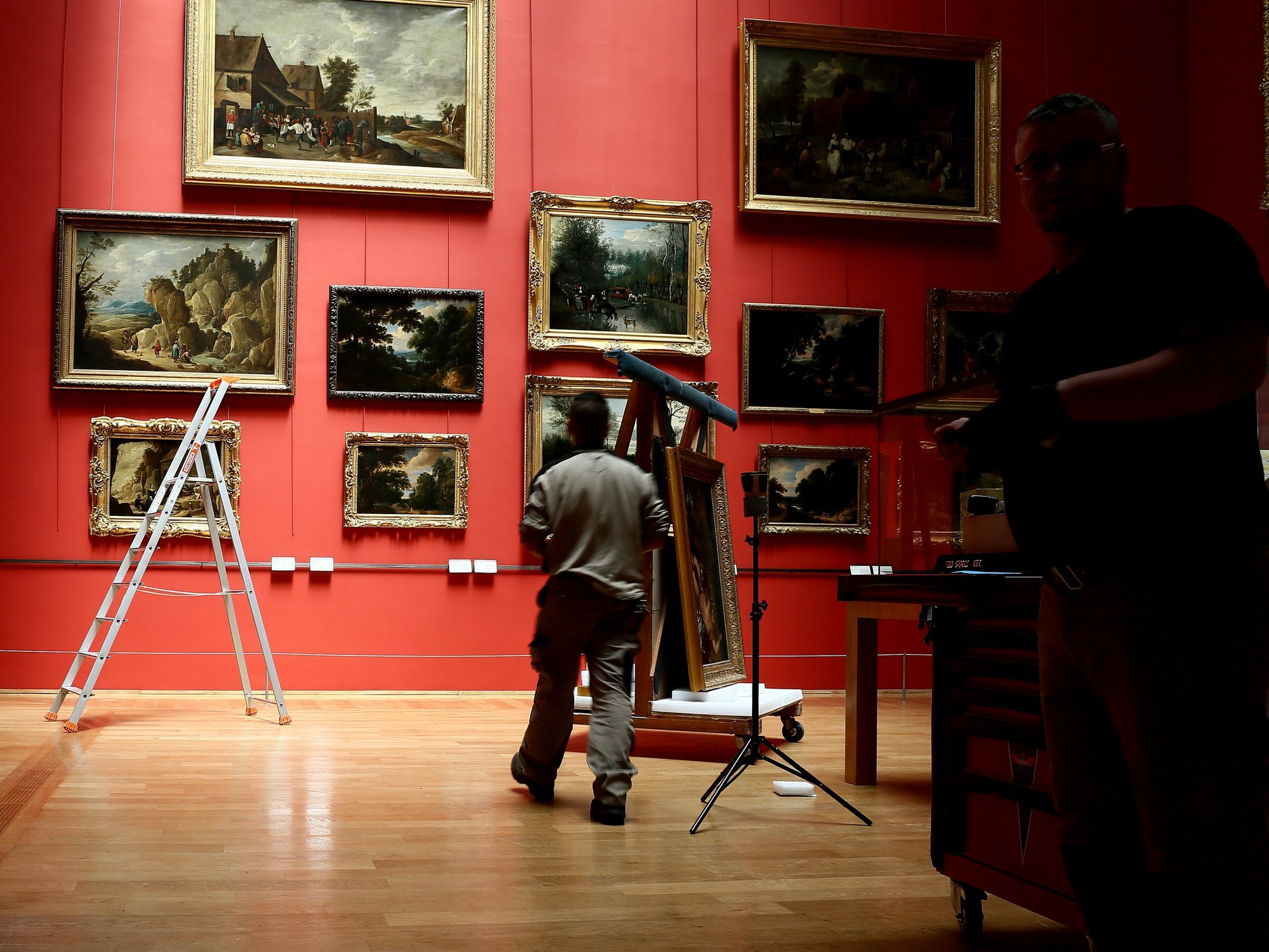 Professionelle Hängung, Palais des Beaux-Arts de Lille