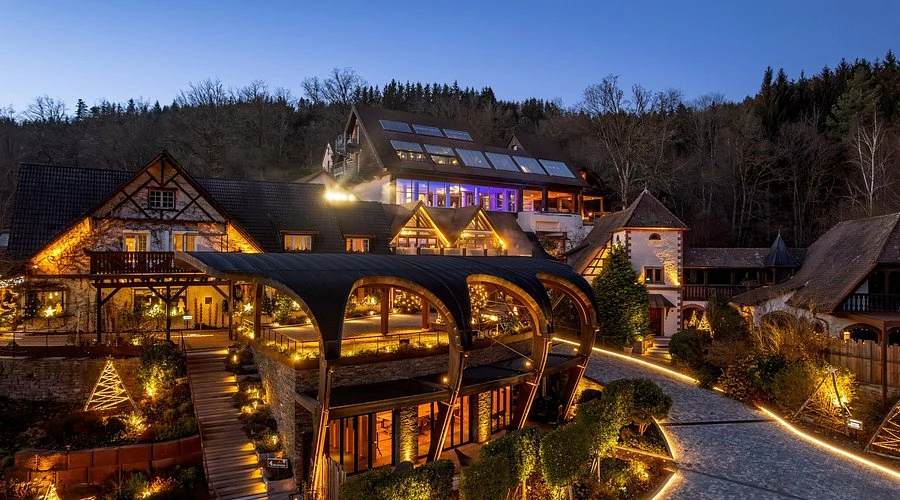 Luxury château-hotel in the Vosges Mountains surrounded by forests