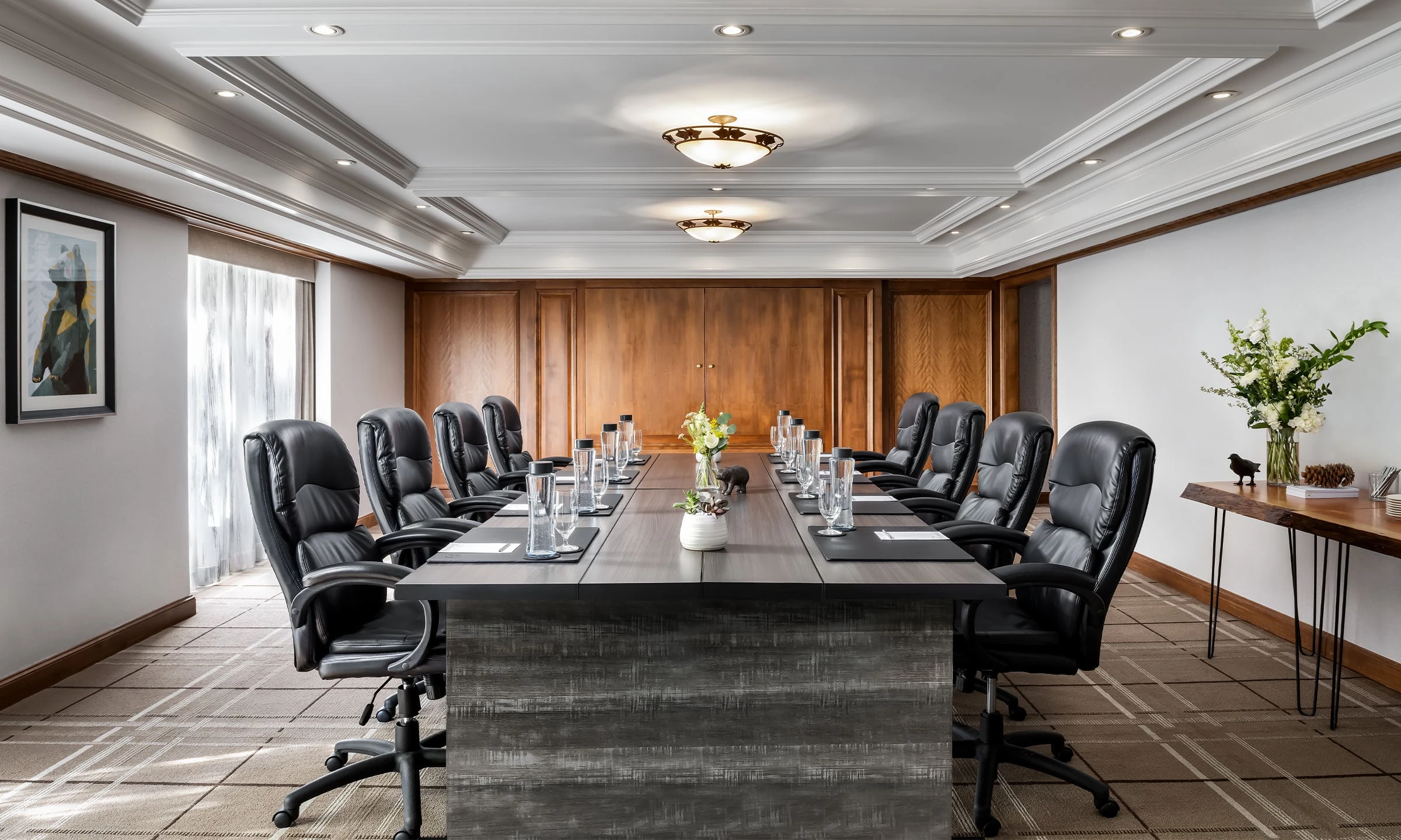 Premium conference room in a Vosges luxury venue