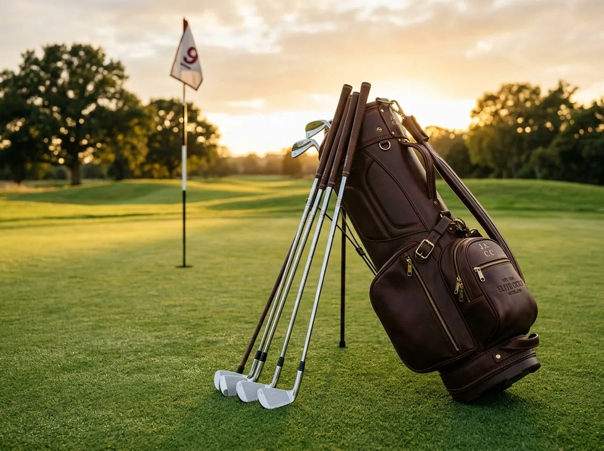 Prvotřídní golfové vybavení na greenu prestiního hřiště