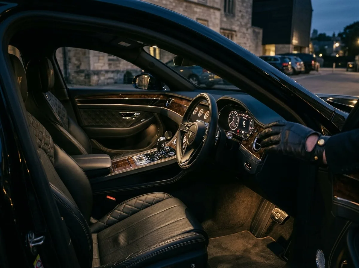 Privátní limuzína s řidičem pro diskrétní VIP transfer